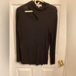Gibson Latimer Black Long Sleeve Top